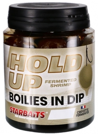  Boilies in Dip Hold Up Fermented Shrimp 150g Boilies in Dip Hold Up Fermented Shrimp 150g 20mm